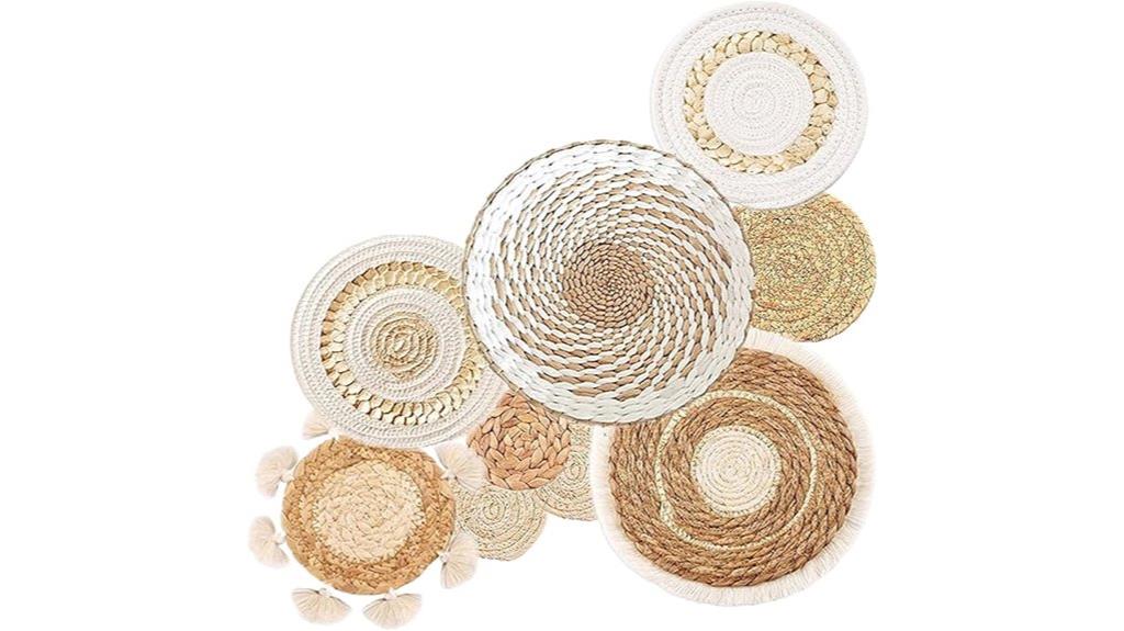 boho basket wall decor