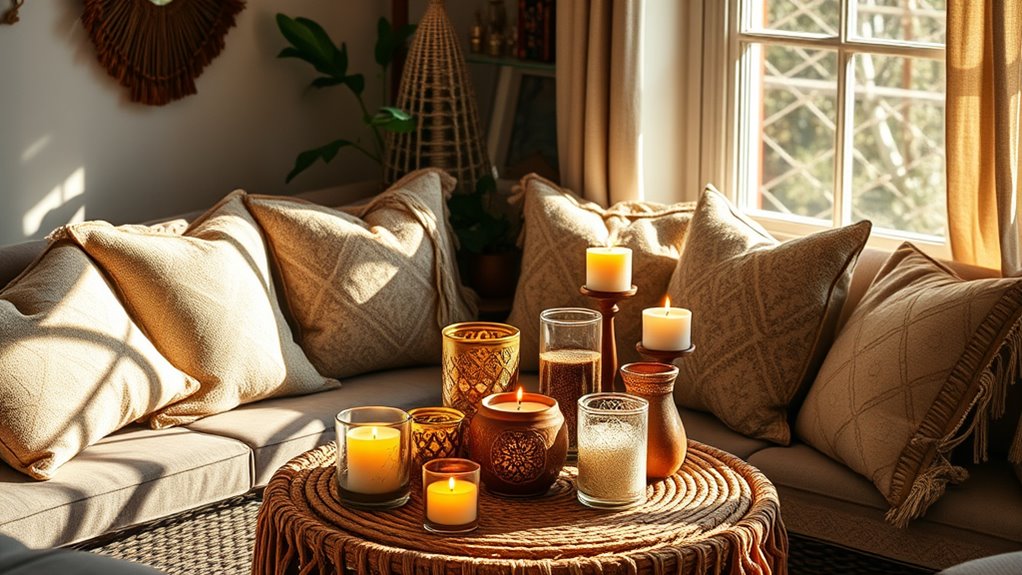 boho candle holder collection