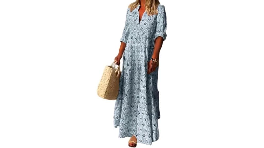 boho casual maxi dress