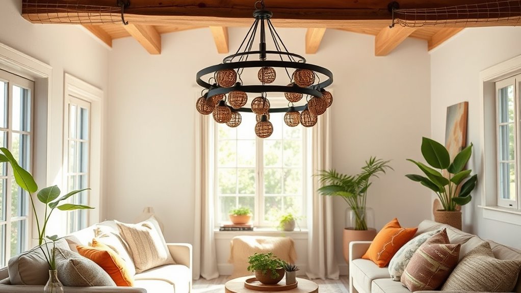 boho chandeliers for decor