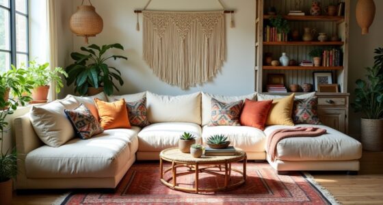 boho cozy eclectic makeover