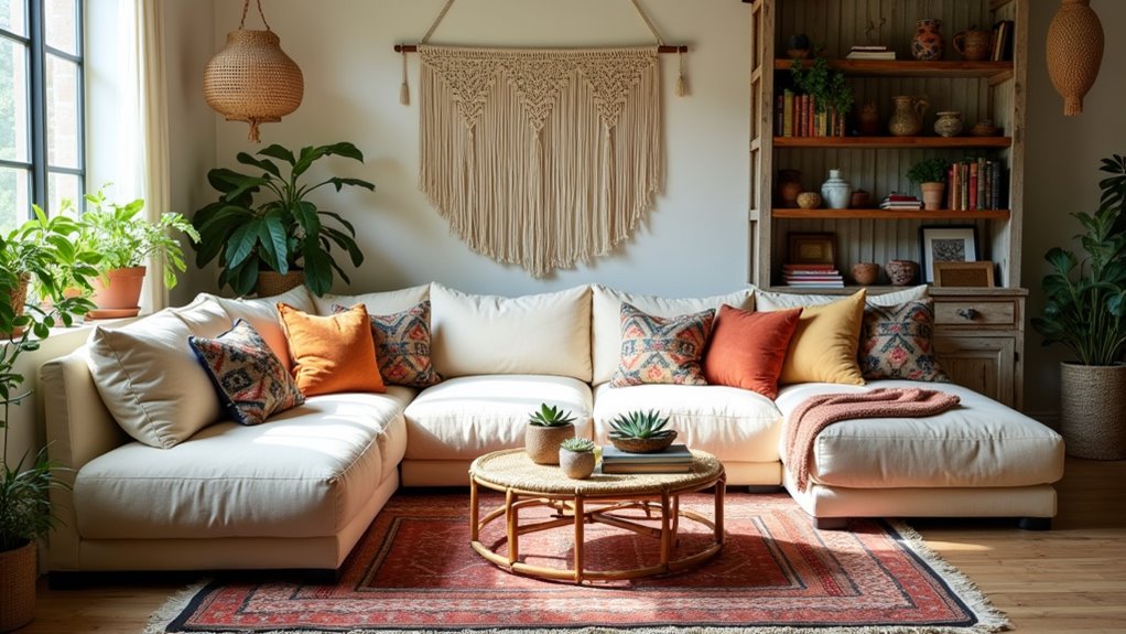 boho cozy eclectic makeover