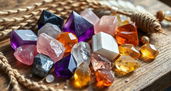 boho crystal decor sets