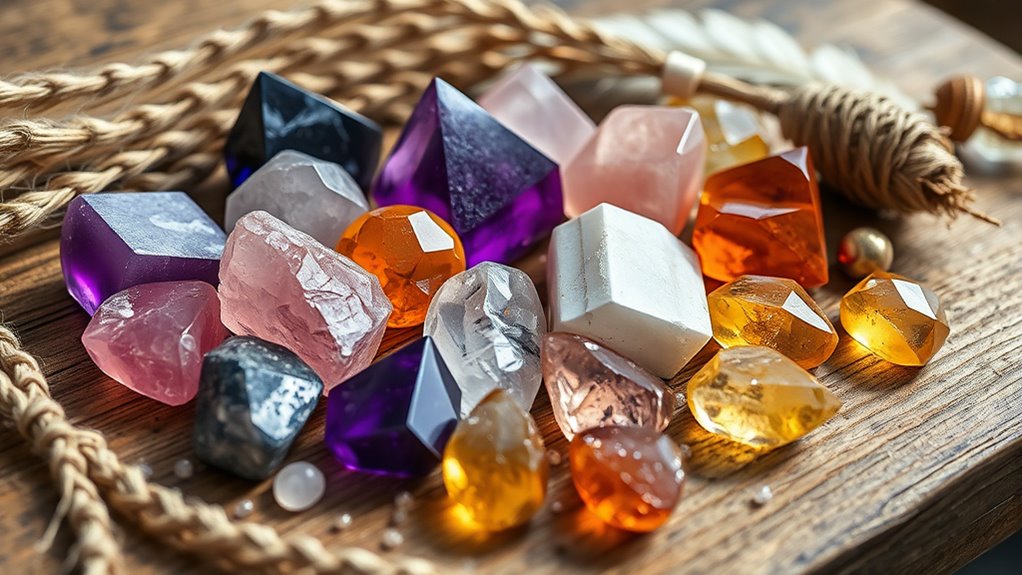 boho crystal decor sets