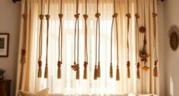 boho curtain tiebacks