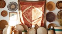 boho decor tapestries baskets