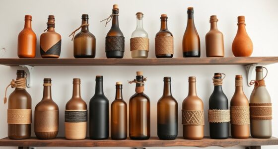 boho decorative bottle collection