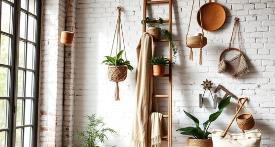 boho decorative ladder ideas