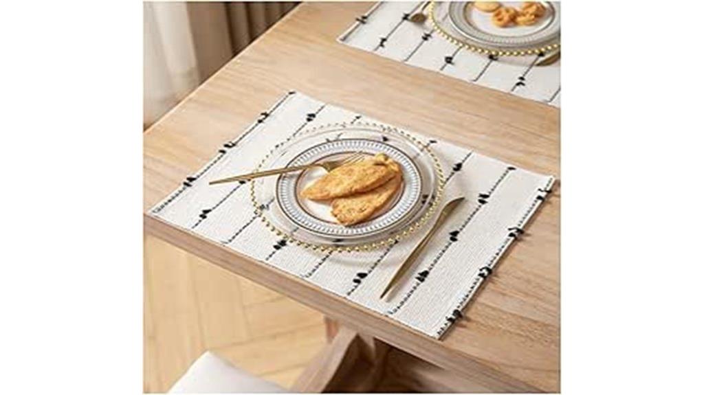 boho dining table mats