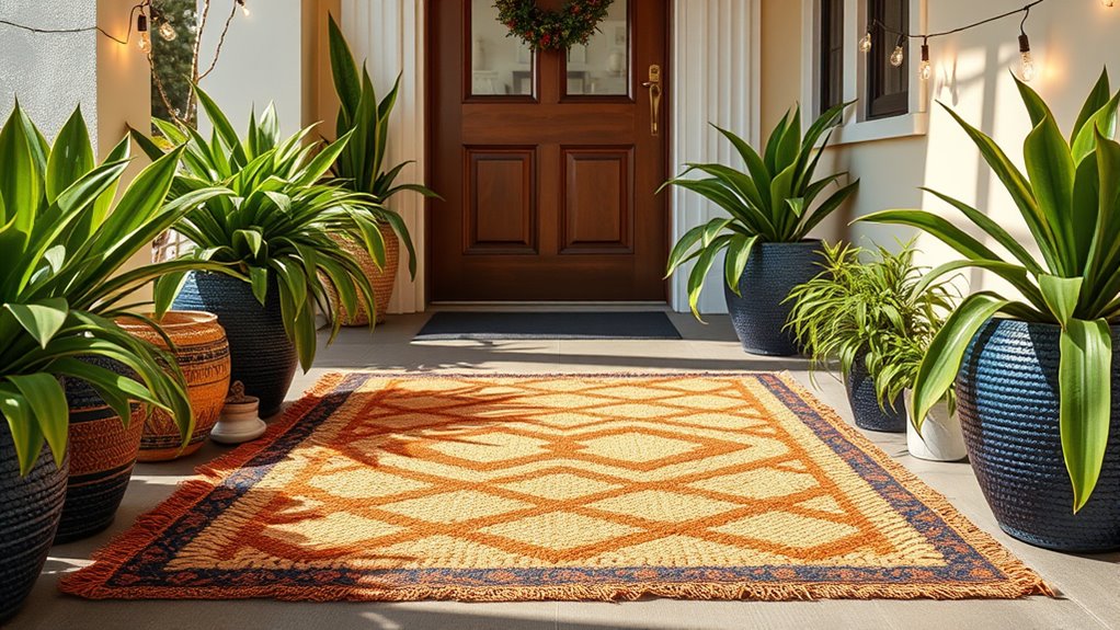 boho doormats for entrance