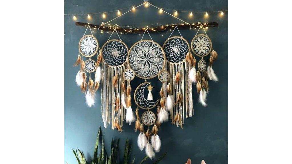 boho dream catchers set
