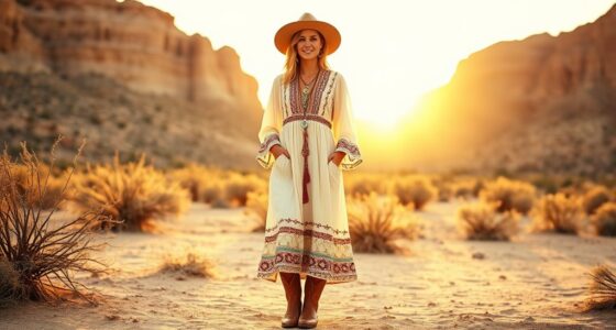 boho dresses with cowboy boots