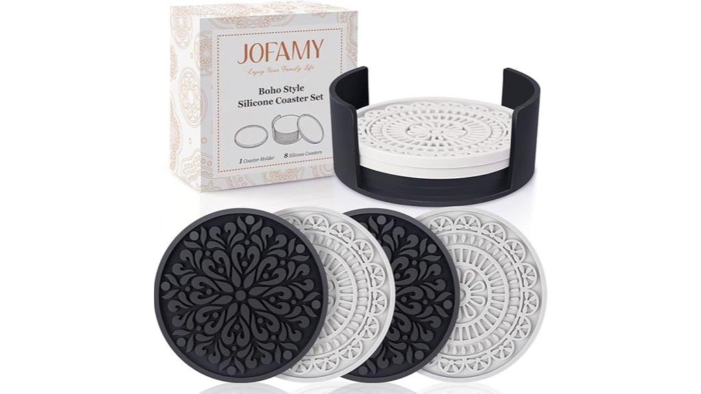 boho drink coaster set