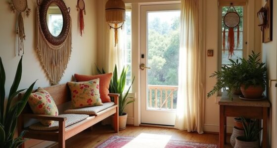 boho entrance decor inspiration