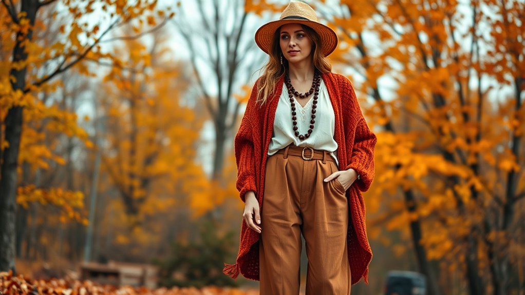 boho fall layered looks