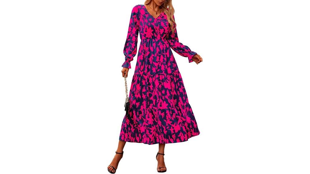 boho fall maxi dress