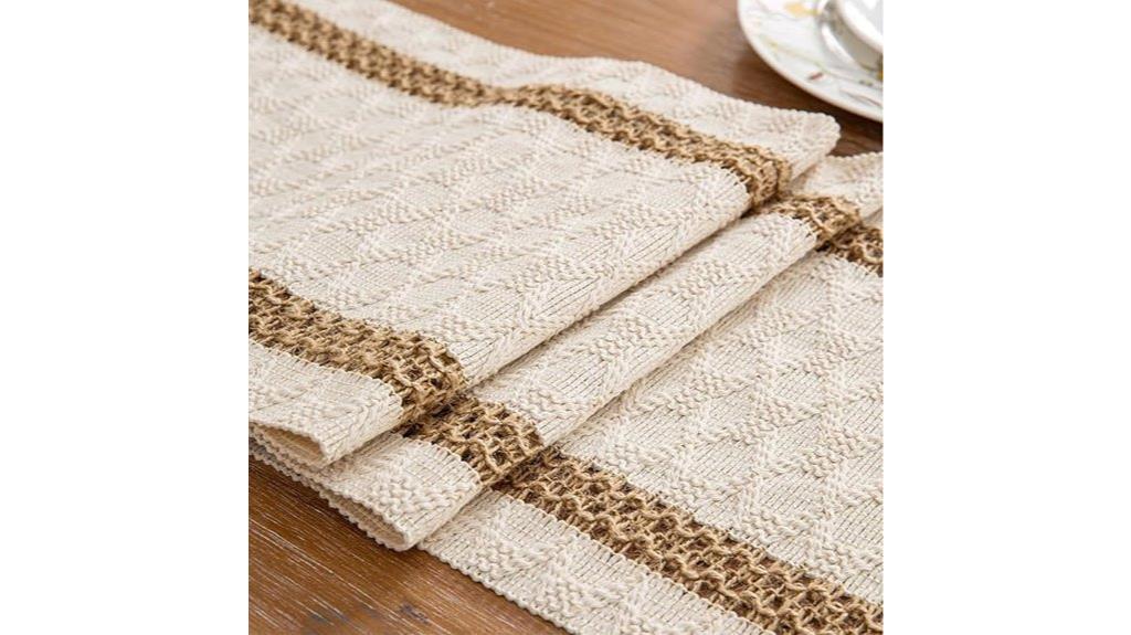 boho farmhouse table runner