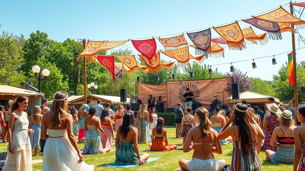 boho festival music art mindfulness