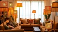 boho floor lamps collection