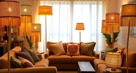 boho floor lamps collection