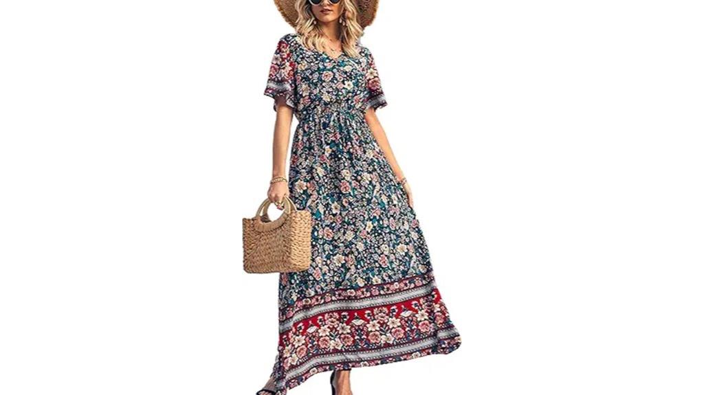 boho floral summer dress