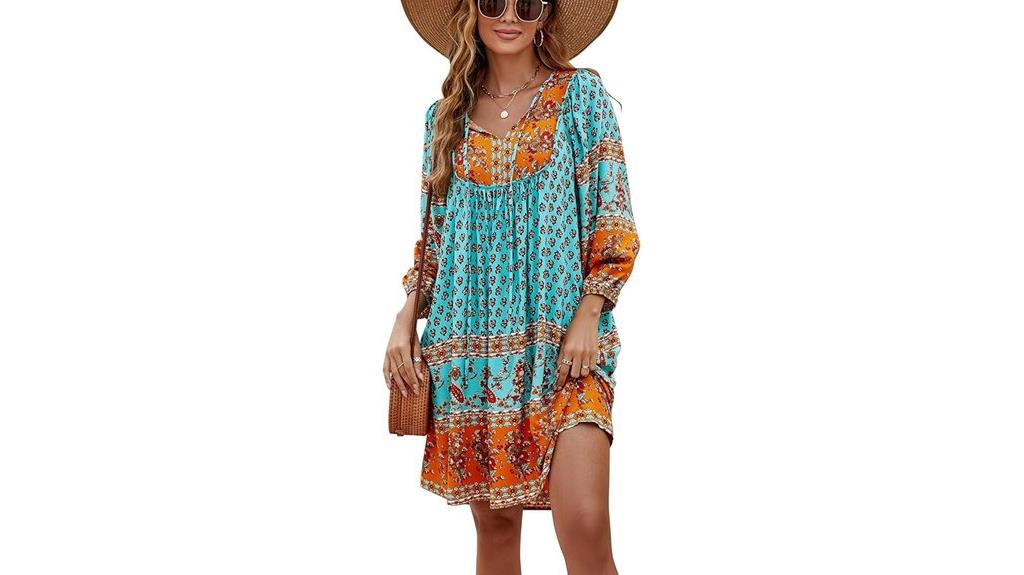 boho floral summer dress