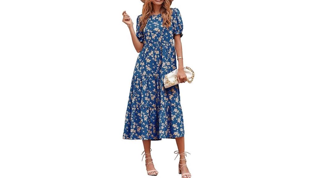 boho floral summer dress