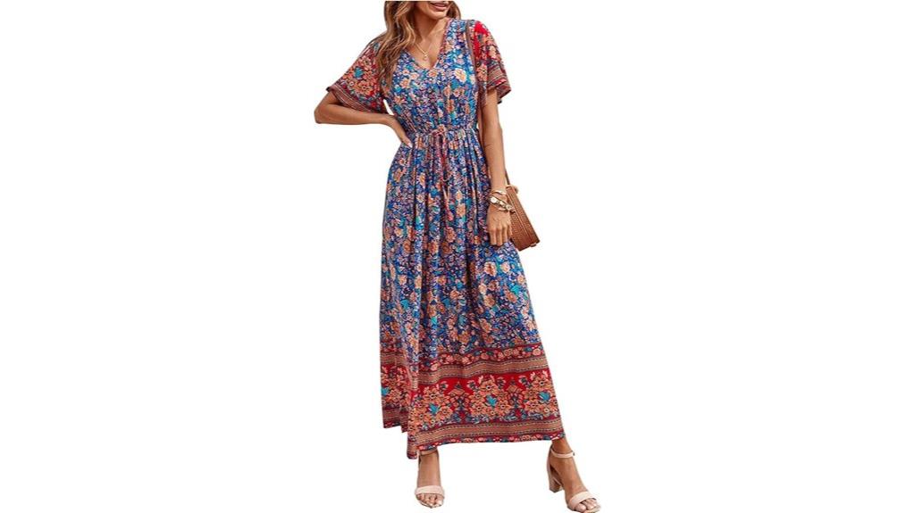 boho floral summer dress