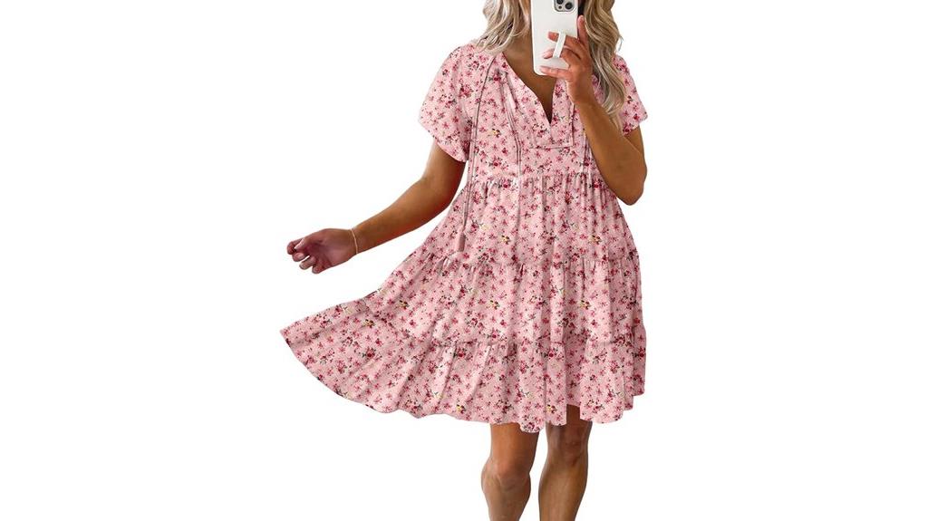 boho floral summer dress