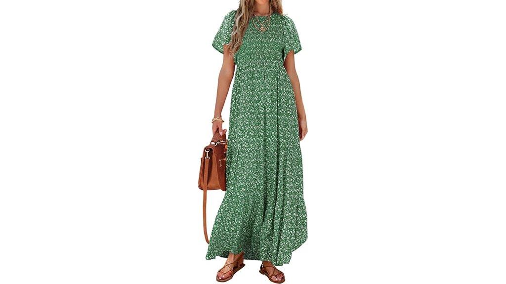 boho floral summer maxi