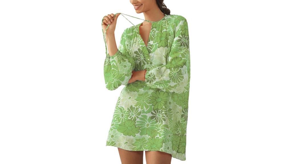 boho floral tunic