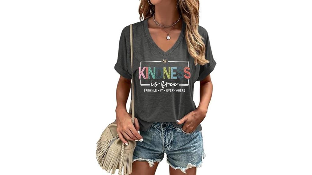 boho floral v neck shirt