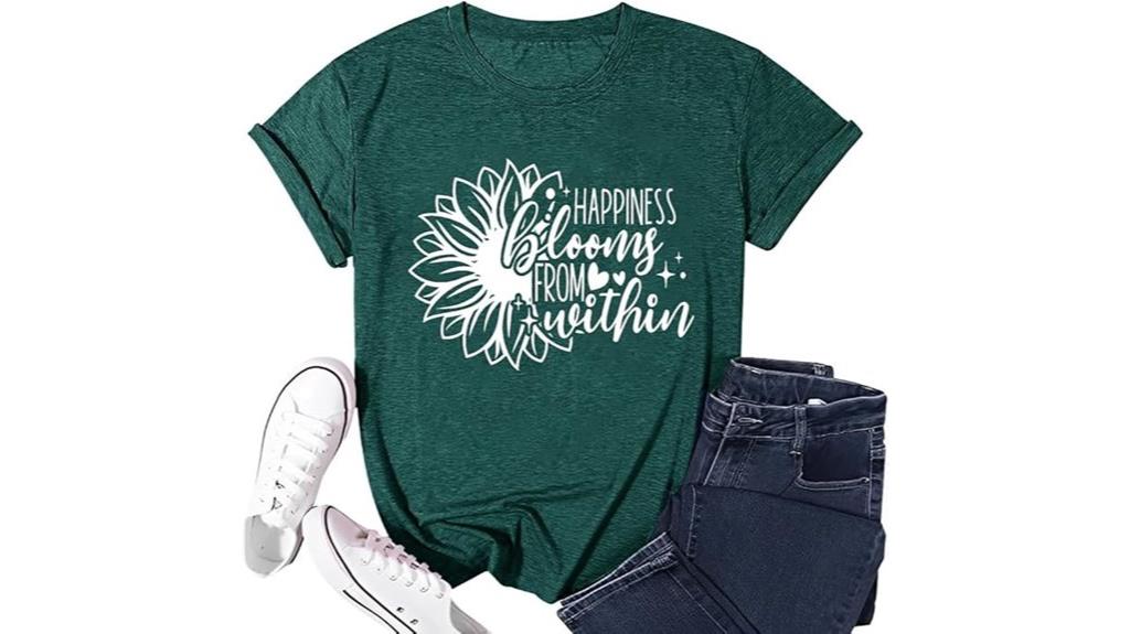 boho floral women s t shirts