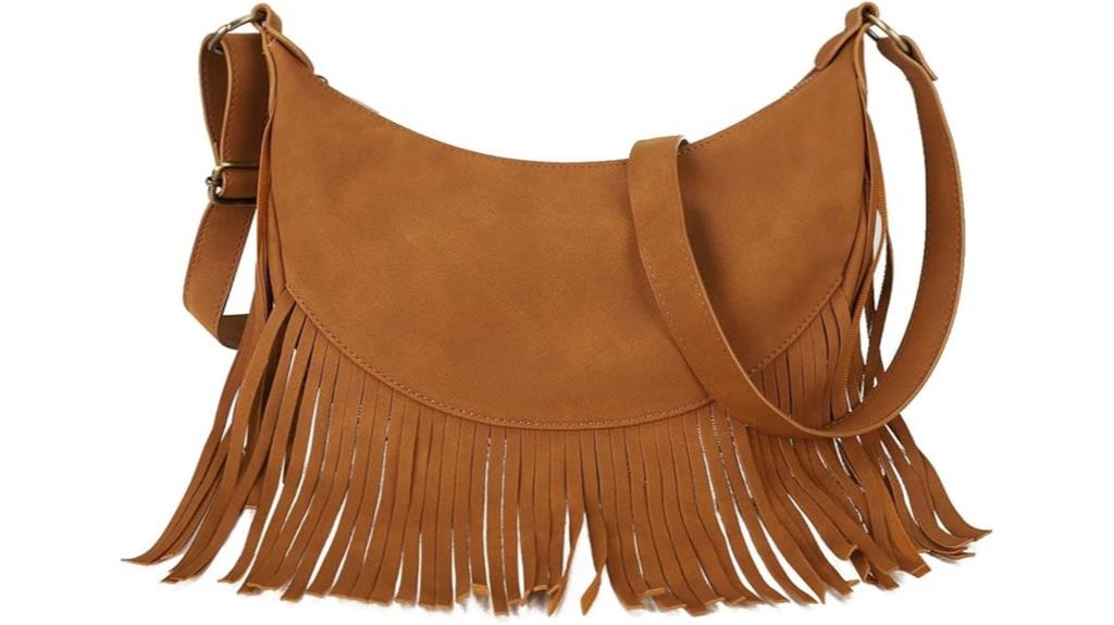 boho fringe crossbody bag