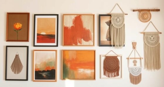 boho gallery wall inspiration