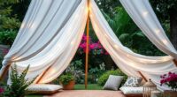 boho garden outdoor retreat