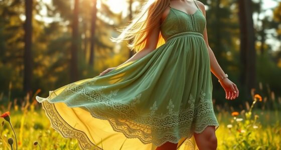 boho green dresses summer