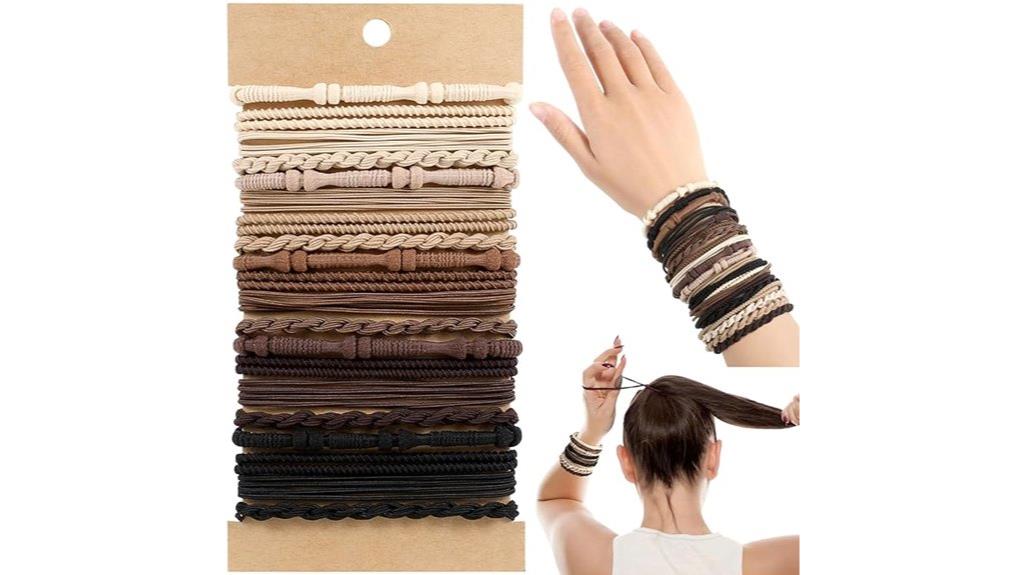 boho hair ties pack