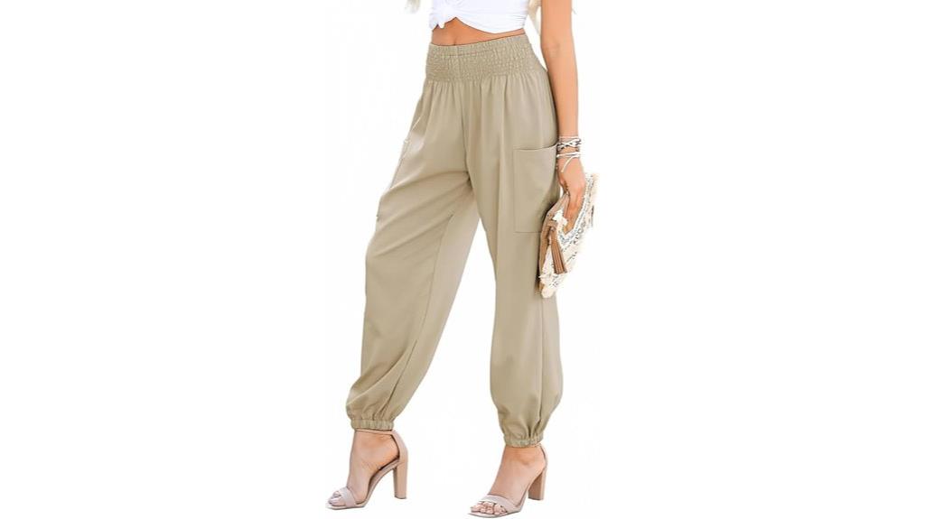 boho high waisted cargo
