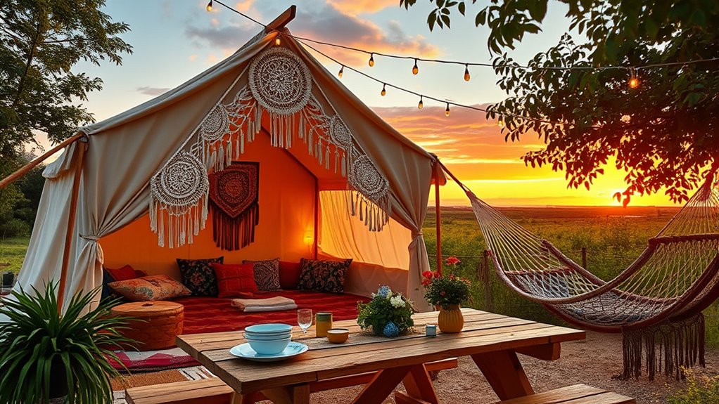 boho inspired eclectic cozy retreats