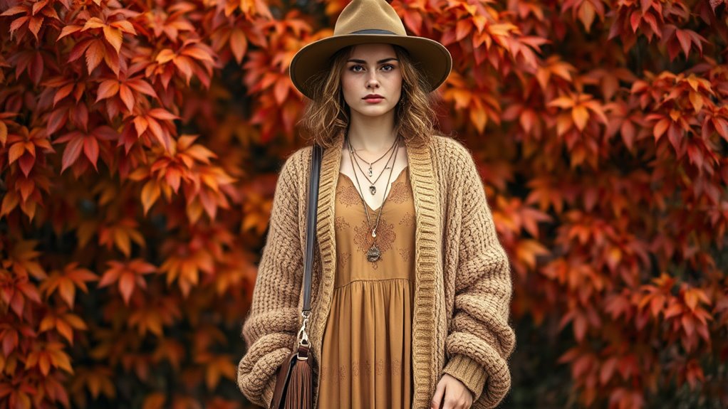 boho layered textured accessories