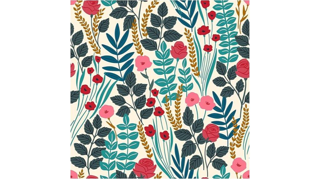 boho leaf peel wallpaper