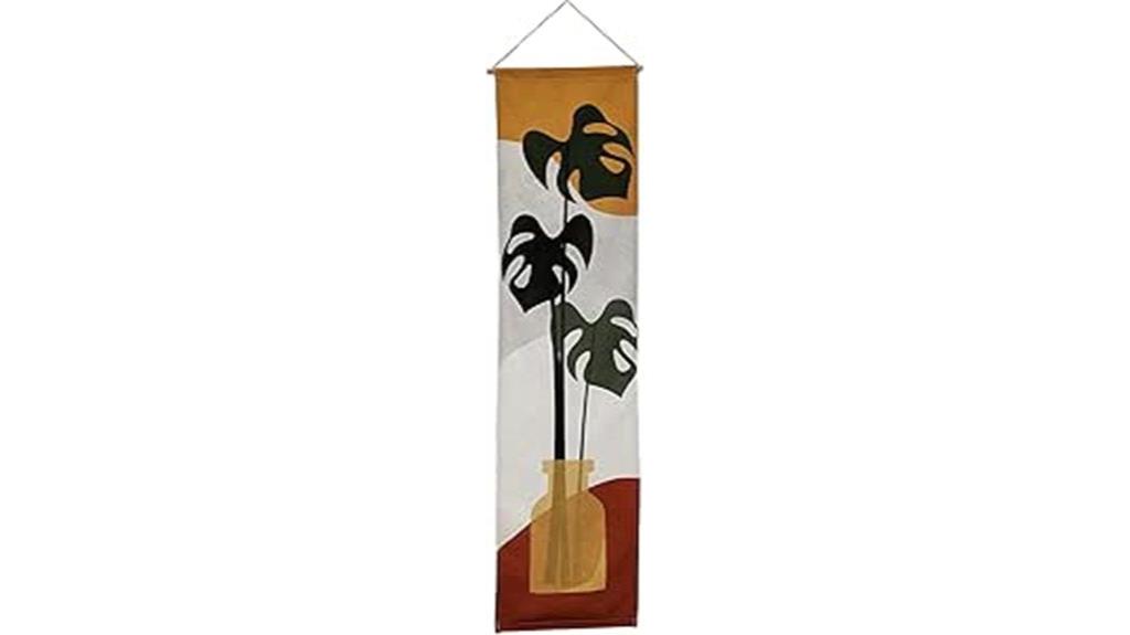 boho leaf wall tapestry