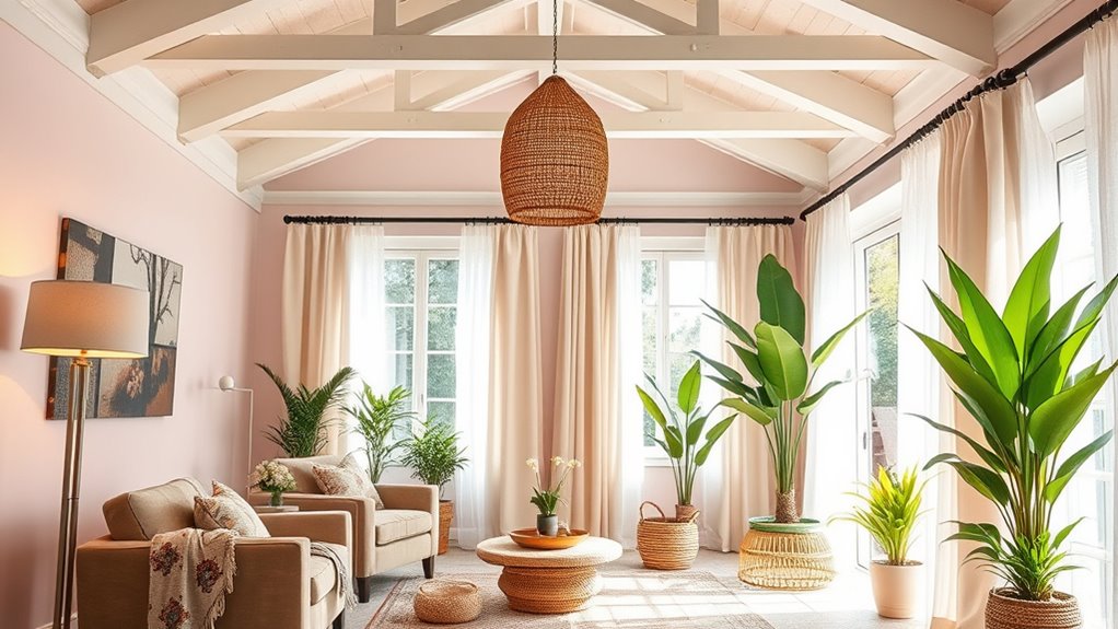 boho lighting fixture ideas