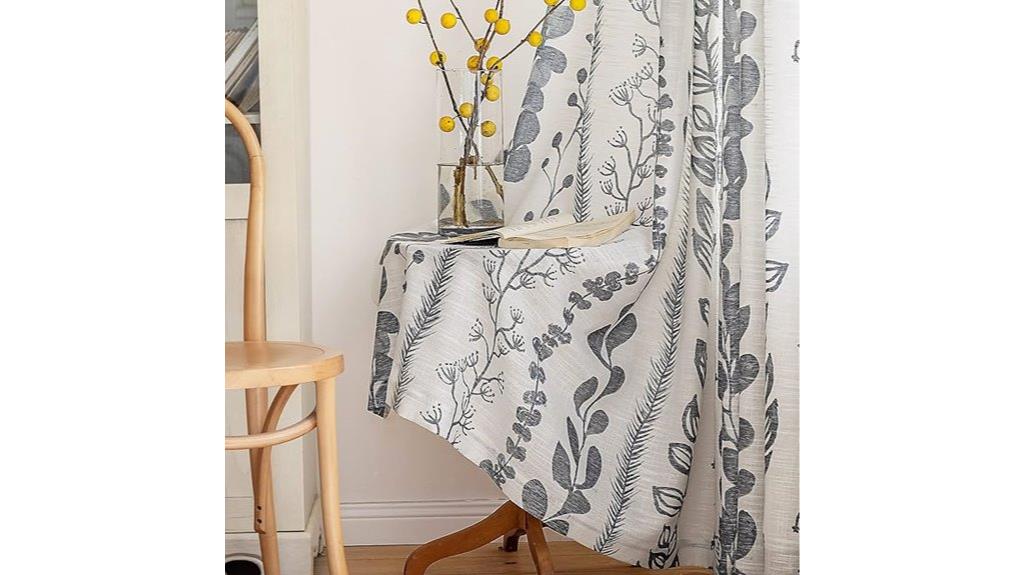 boho living room curtains