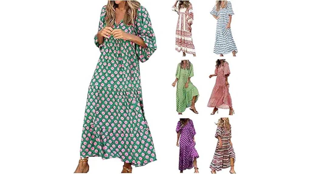 boho long maxi dress