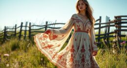 boho long sleeve dresses