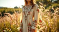 boho long sleeve dresses