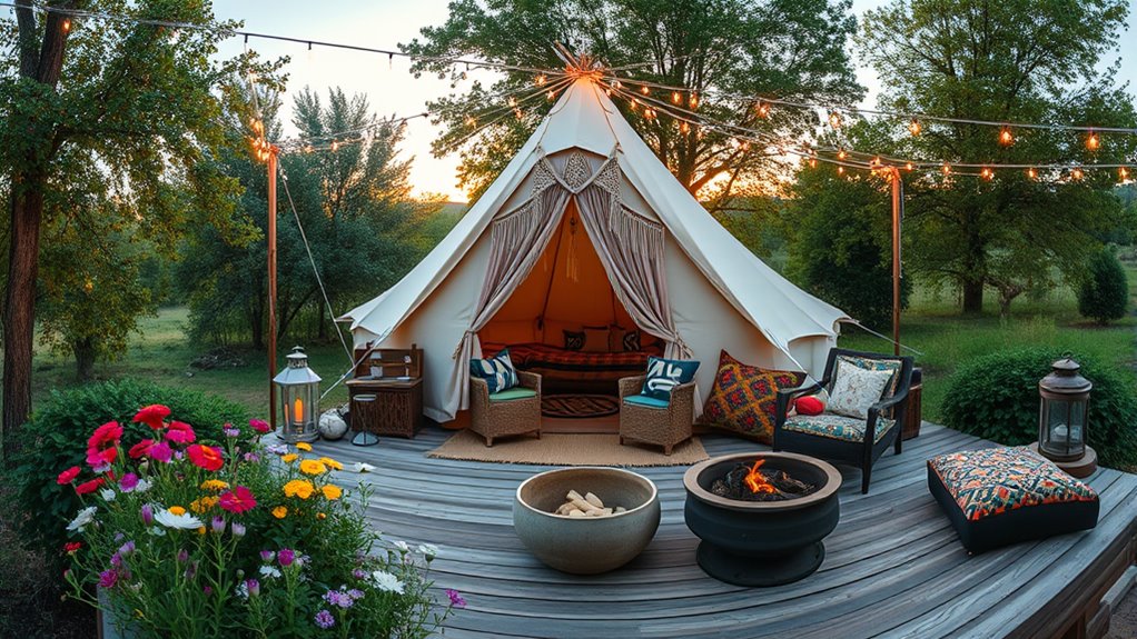 boho luxury camping experiences