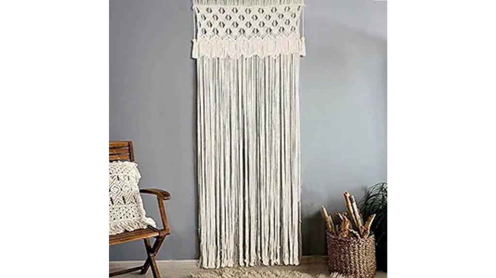 boho macrame door curtain
